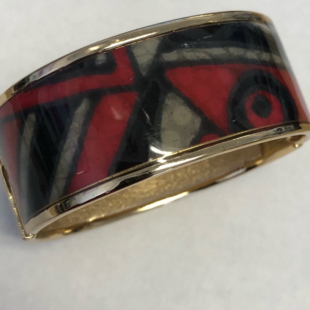 Erwin Pearl Maya Abstract Expression Bangle 1” - image 4